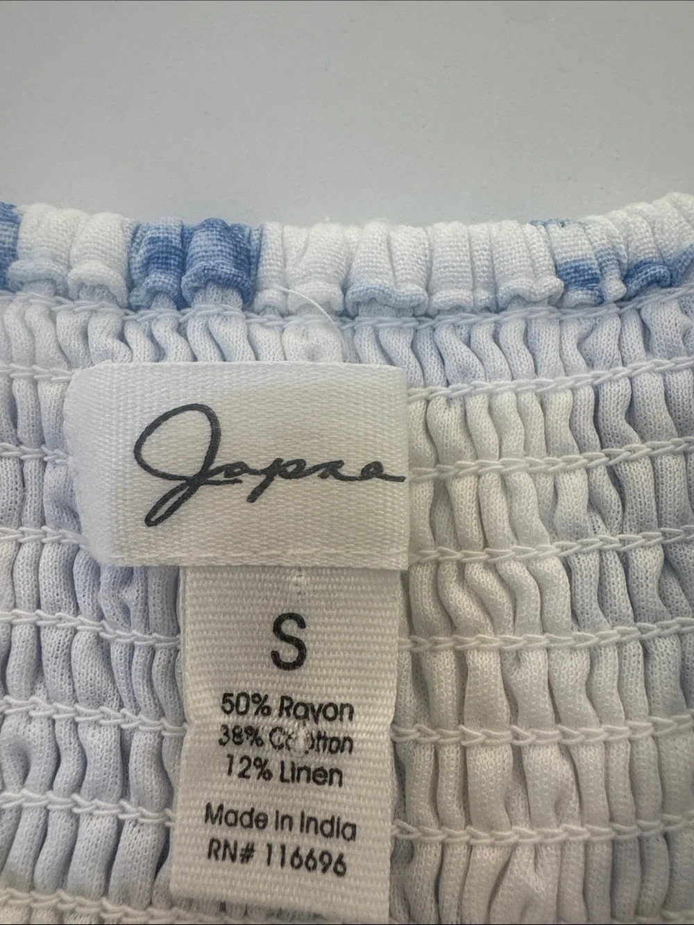 Japna Blue & White Toile Sundress for Girls